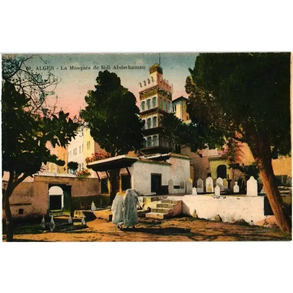 Alger La Mosquee De Sidi Abderhaman Postcard